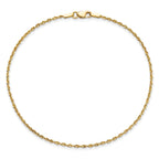 Diamond-Cut Rope Chain in 14K Yellow Gold, 1.5mm
