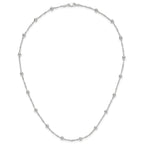 Polished Beaded Necklace in Sterling Silver, 4mm
