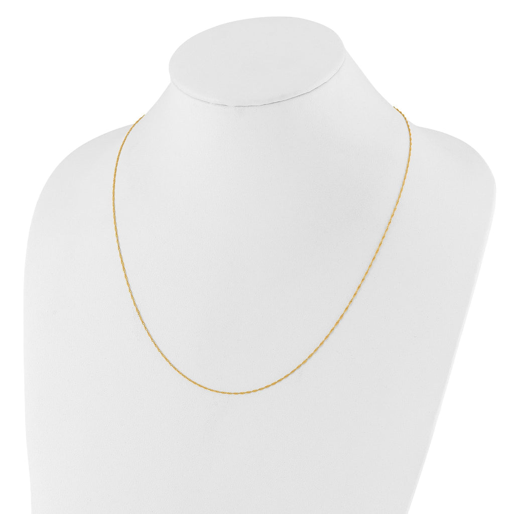 10K Adjustable 1mm Singapore Chain