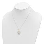 Sophia Jewelers 14K Tri-Color Gold Spiral Pendant Necklace with Polished Finish