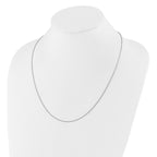 Adjustable Cable Chain Necklace in Sterling Silver