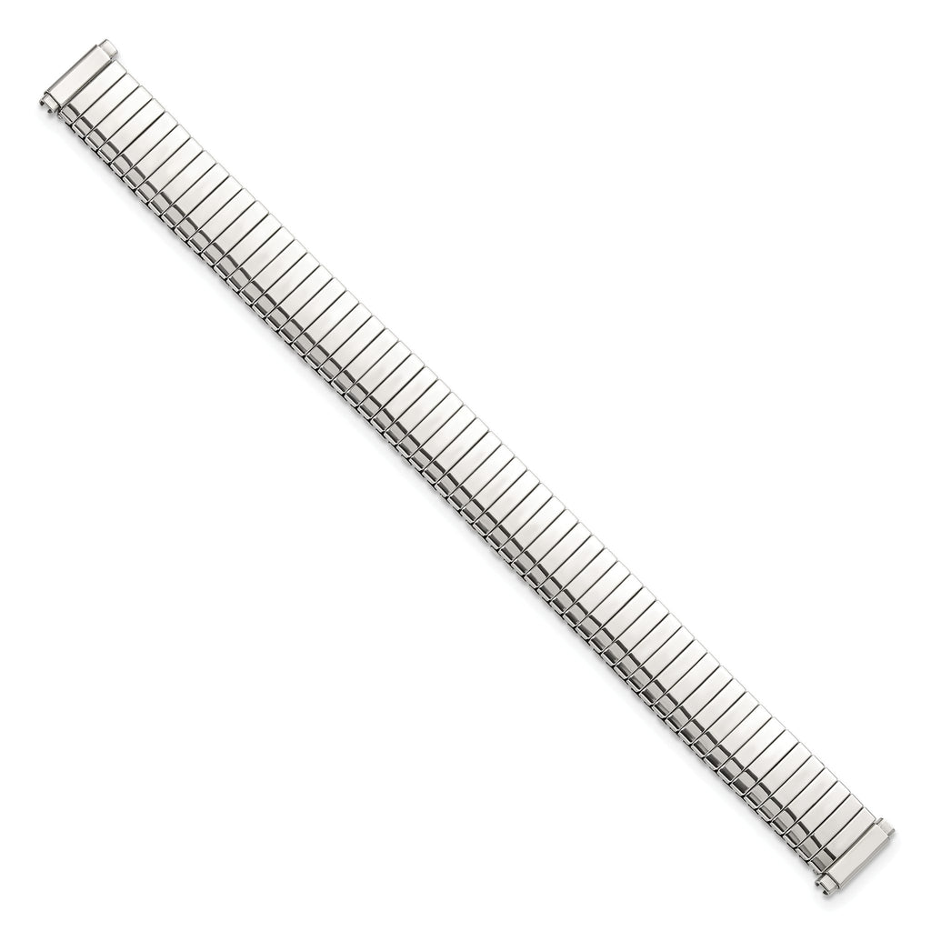 Thin Flexo Link Watch Band in Silver-Tone Stainless Steel