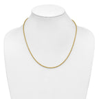 Diamond-Cut Rope Chain in 14K Yellow Gold, 2.25mm