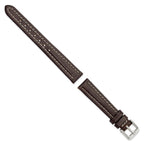 Oil-Tanned Leather Watch Band in Dark Brown, 19mm