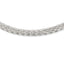 Sterling Silver 925 Braided Fancy Necklace with Polished Anti-Tarnish Finish