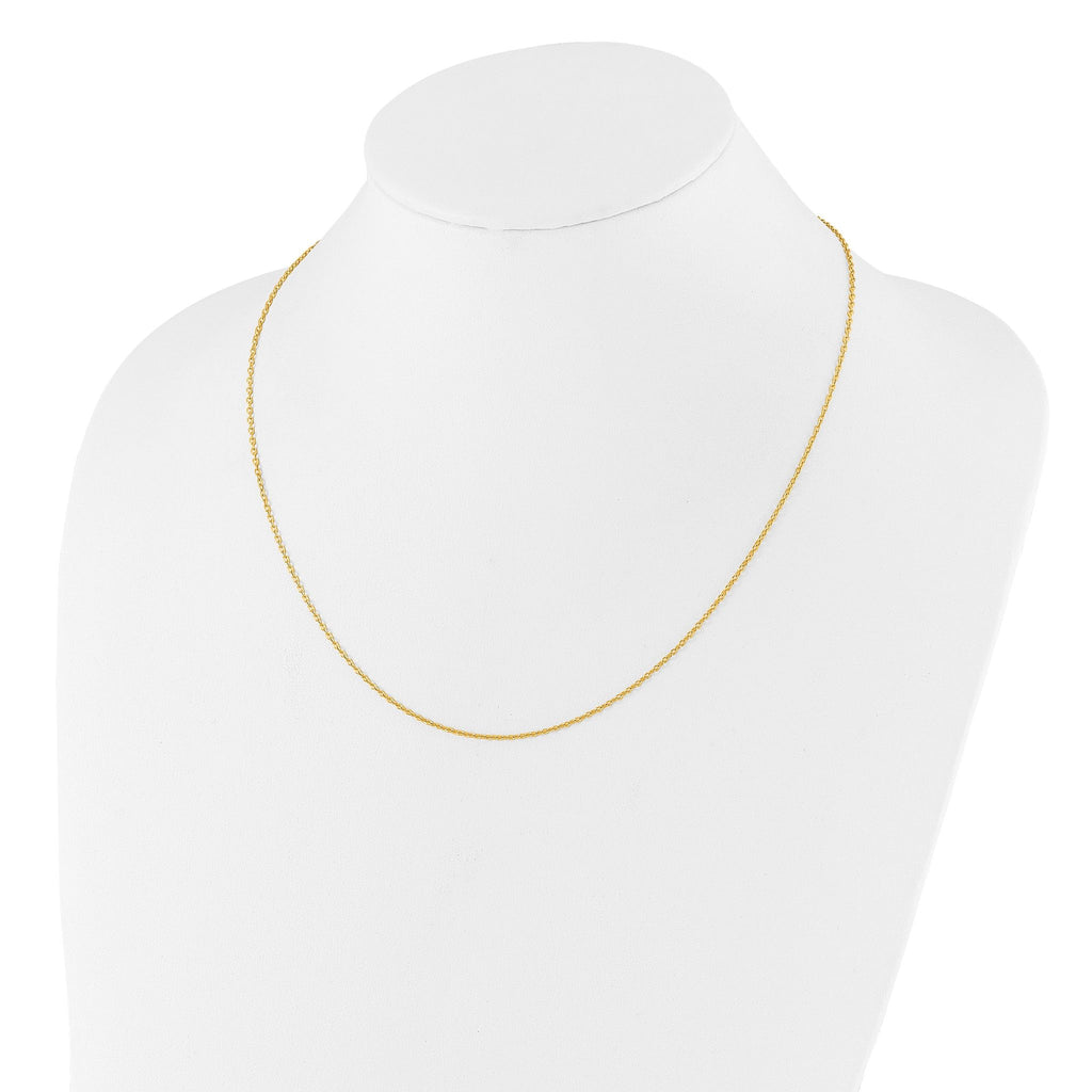 Adjustable Cable Chain in Gold-Plated Sterling Silver
