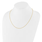 Adjustable Cable Chain in Gold-Plated Sterling Silver
