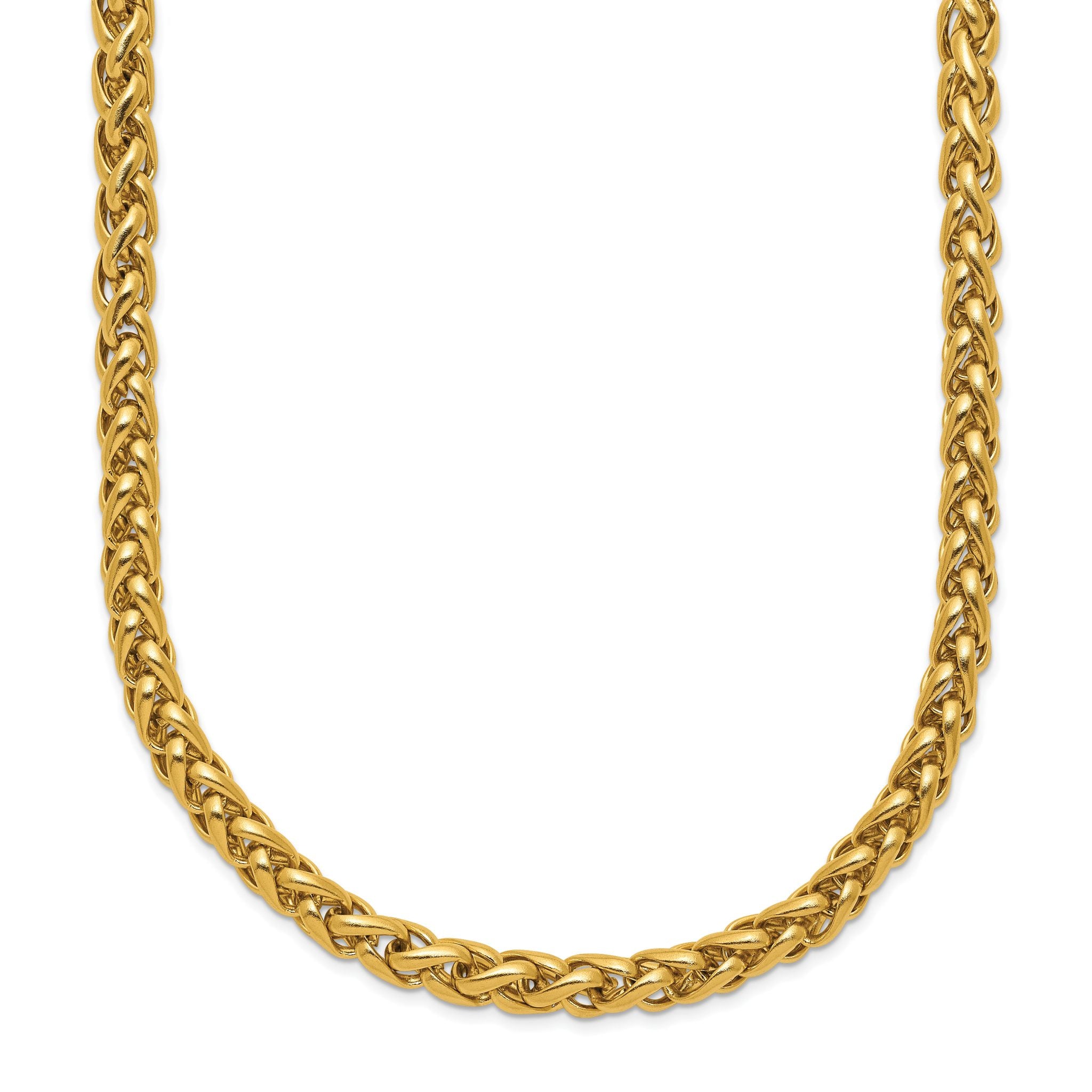Spiga Chain Necklace in Gold-Tone Stainless Steel, 4mm Main image