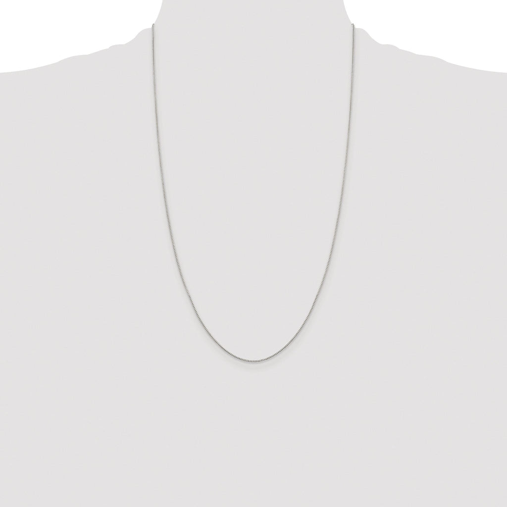8-Sided Box Chain Necklace in Sterling Silver