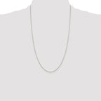 8-Sided Box Chain Necklace in Sterling Silver