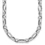 14K White Gold Polished Fancy Link Necklace