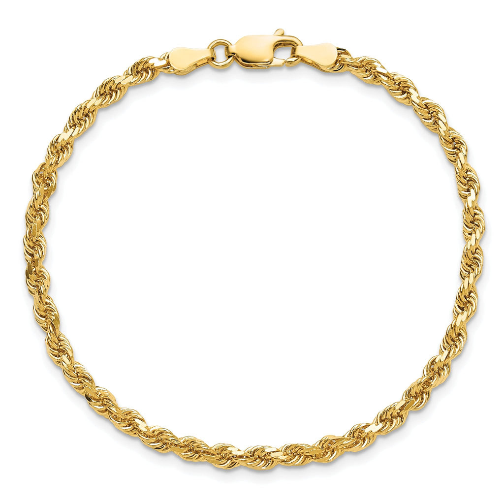10K Yellow Gold 3.25mm Rope Chain