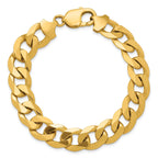 14k 12.0mm Flat Beveled Curb Chain