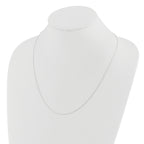 Diamond-Cut Adjustable Wheat Chain in 14K White Gold