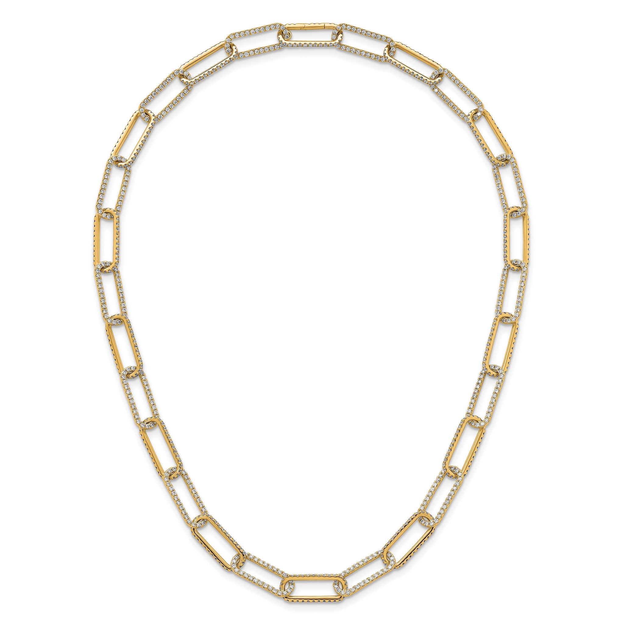 True Origin 14k 8 5/8 carat Lab Grown Diamond VS+ F+ 18 inch Link Necklace