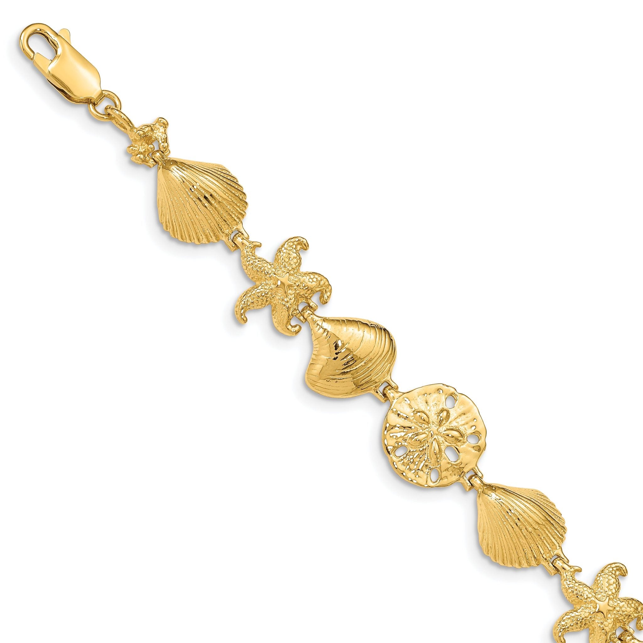 14k Sea Life Bracelet Main image