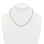 14k Polished 2.9mm Fancy Link 18 inch Necklace