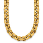 14K Polished Rolo Link Necklace