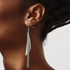 Stainless Steel Polished Drop Dangle Earrings for Women