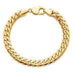 14k 8mm Solid Miami Cuban Chain