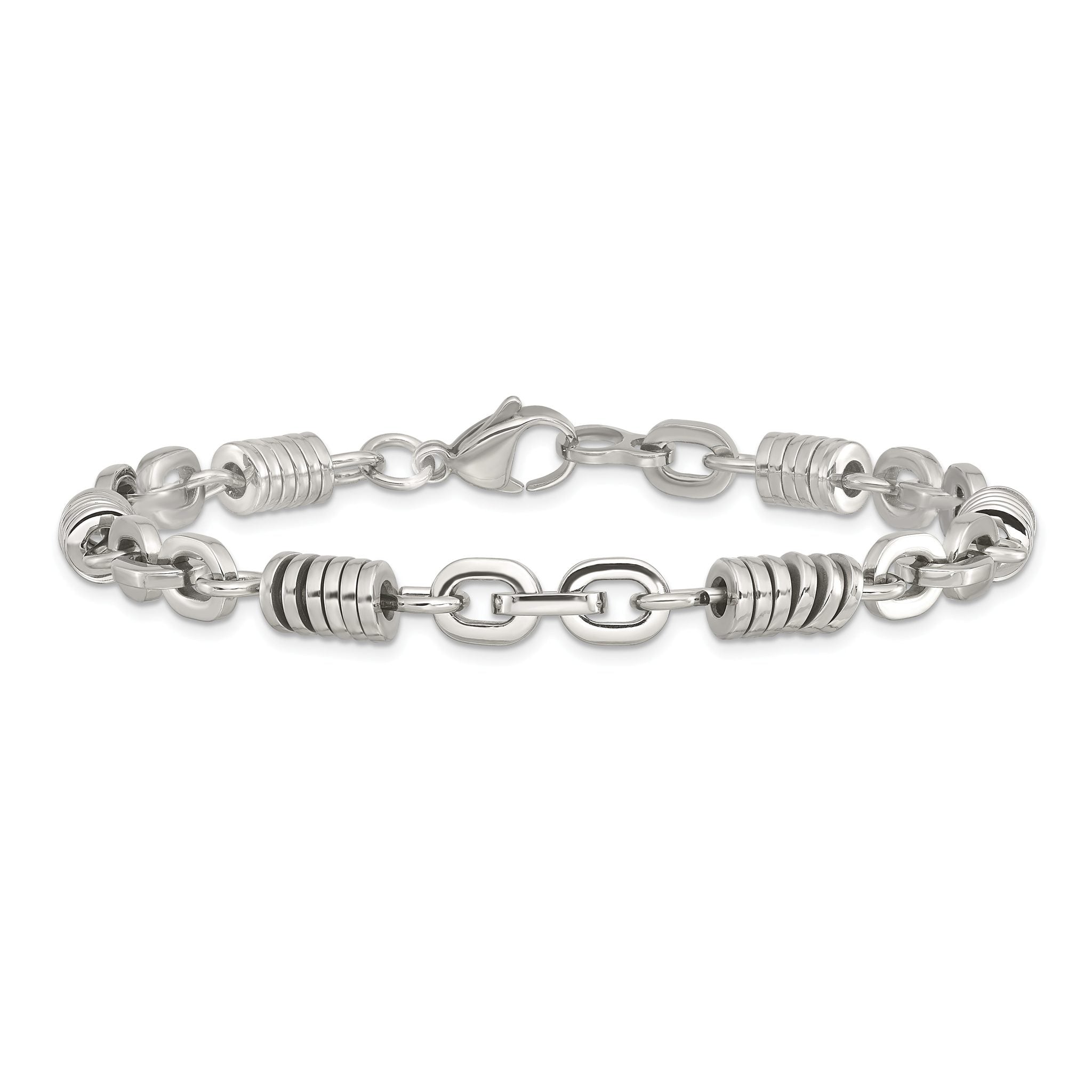 Stainless Steel Polished Bracelet for Men