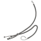 Sophia Jewelers Sterling Silver Ruthenium-Plated Necklace with 2in Extension