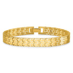 14K Polished Fancy Bracelet