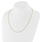 Diamond-Cut Rope Chain in Gold-Plated Sterling Silver, 1.4mm