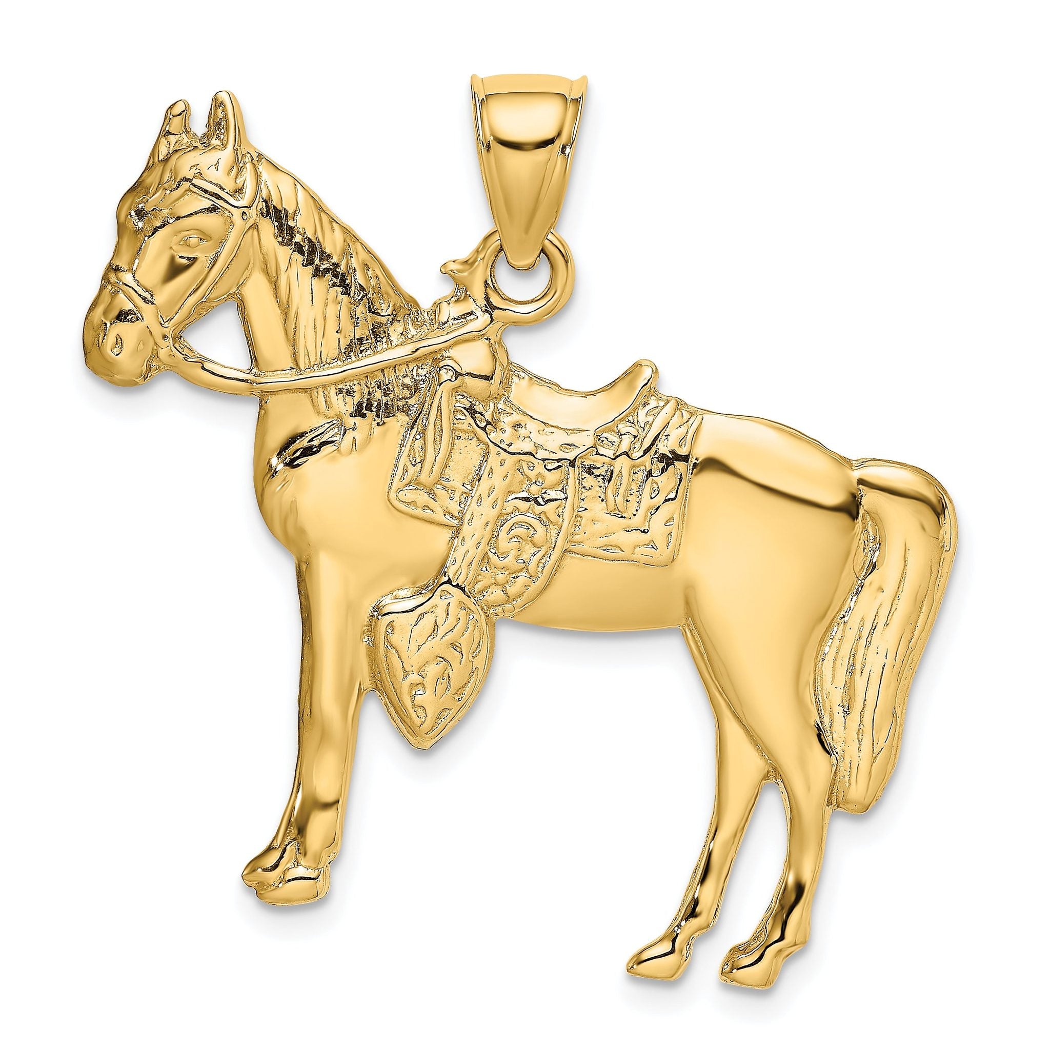 14K Horse w/ Saddle Charm Main image