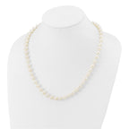14K Gold Filled 8-9mm White Cultured Freshwater Pearl Necklace
