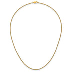 14K Gold Filled Polished Curb Chain Necklace in 2.3mm Width
