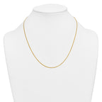 14K Gold Filled Polished Curb Chain Necklace in 1.25mm Width