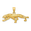 14K Gold Panther Pendant for Men  Bold, Solid Design with Casted Detail