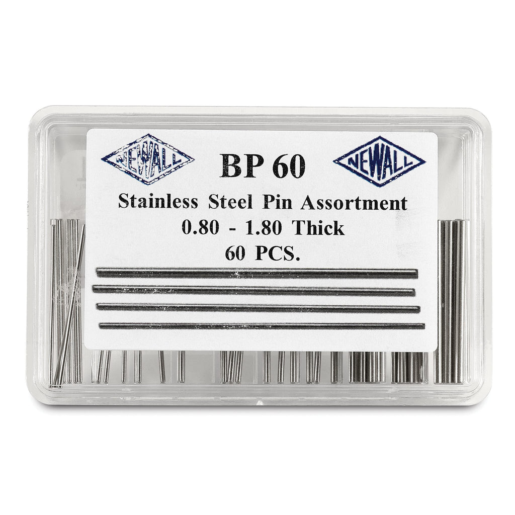 60-piece Stainless Steel Pin Assortment