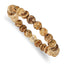8mm Celestial Pillar Agate Beaded Stretch Bracelet