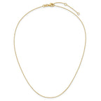 Adjustable Round Cable Chain in 14K Yellow Gold