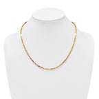 14k Polished Fancy Bar Link 19.75 inch Necklace