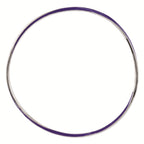 Sterling Silver Stackable Expressions Twisted Purple Enamel Bangle