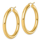 14k Polished 5mm Polished Hoop Earrings