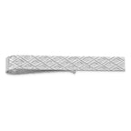 Sophia Jewelers Sterling Silver Rhodium-Plated Polished Men's Tie Bar