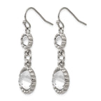 Stainless Steel Polished Drop Dangle Earrings for Women