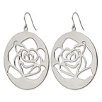 Stainless Steel Polished Drop Dangle Earrings for Women