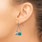 Stainless Steel Polished Drop Dangle Earrings for Women