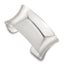 Sterling Silver Polished 30mm Concave Cuff Bangle