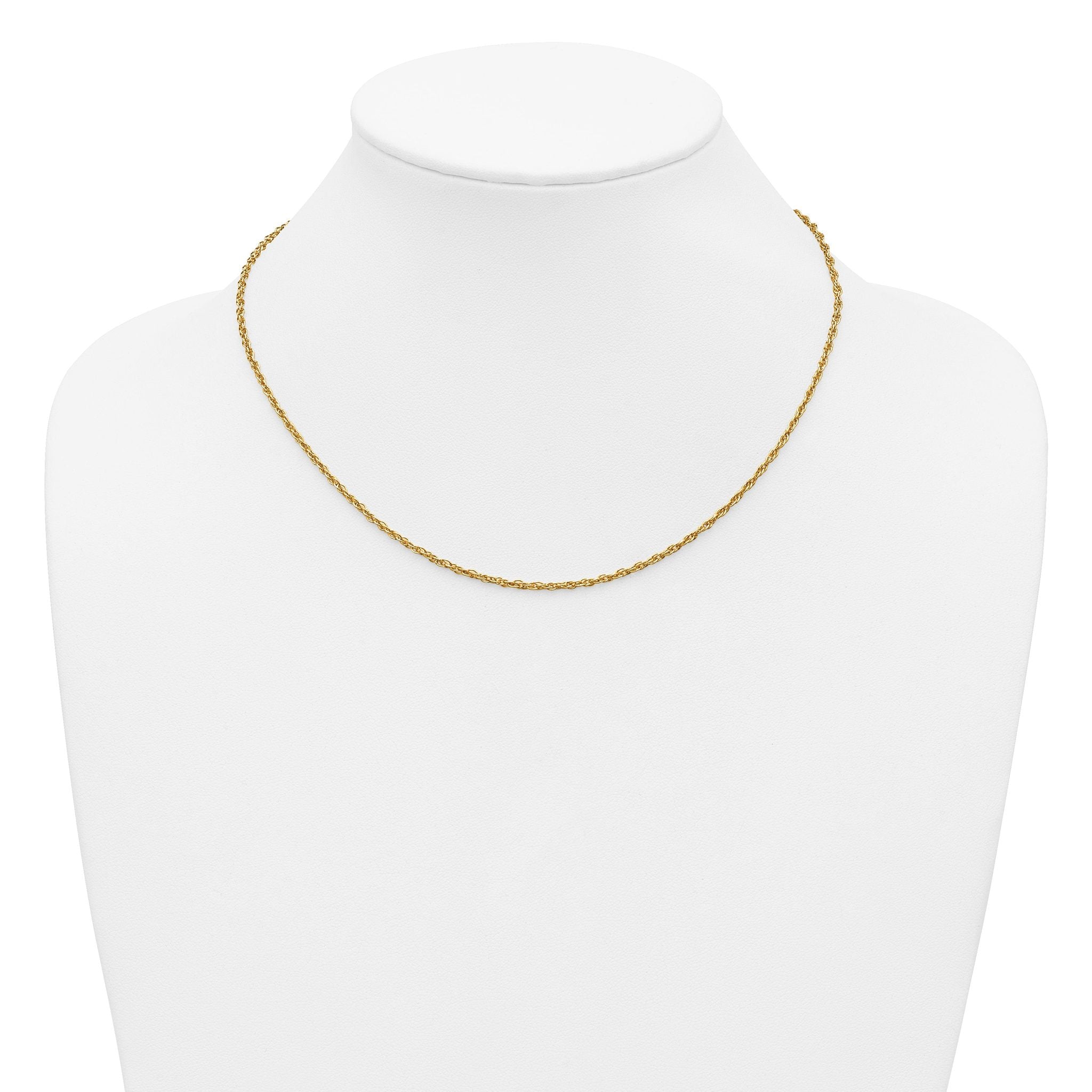 14K Gold Filled Singapore Chain Necklace in 2.1mm Width