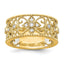 14k 1/4 carat Lab Grown Diamond VS/SI+ G+ Complete Fashion Band