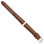 Havana Smooth Leather Watch Band in Brown, 16mm