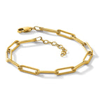 Paperclip Link Bracelet in 14/20 Gold Filled, 4.1mm