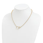 10k Polished Link Necklace