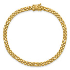 14K Polished Fancy Link Bracelet